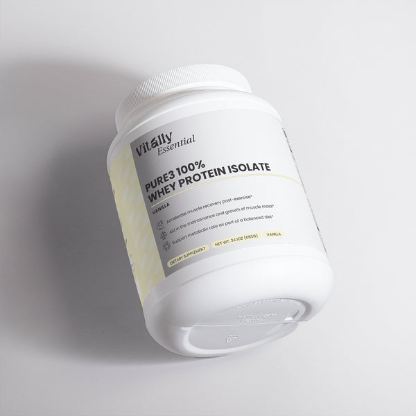 Pure3 100% Whey Protein Isolate (Vanilla)