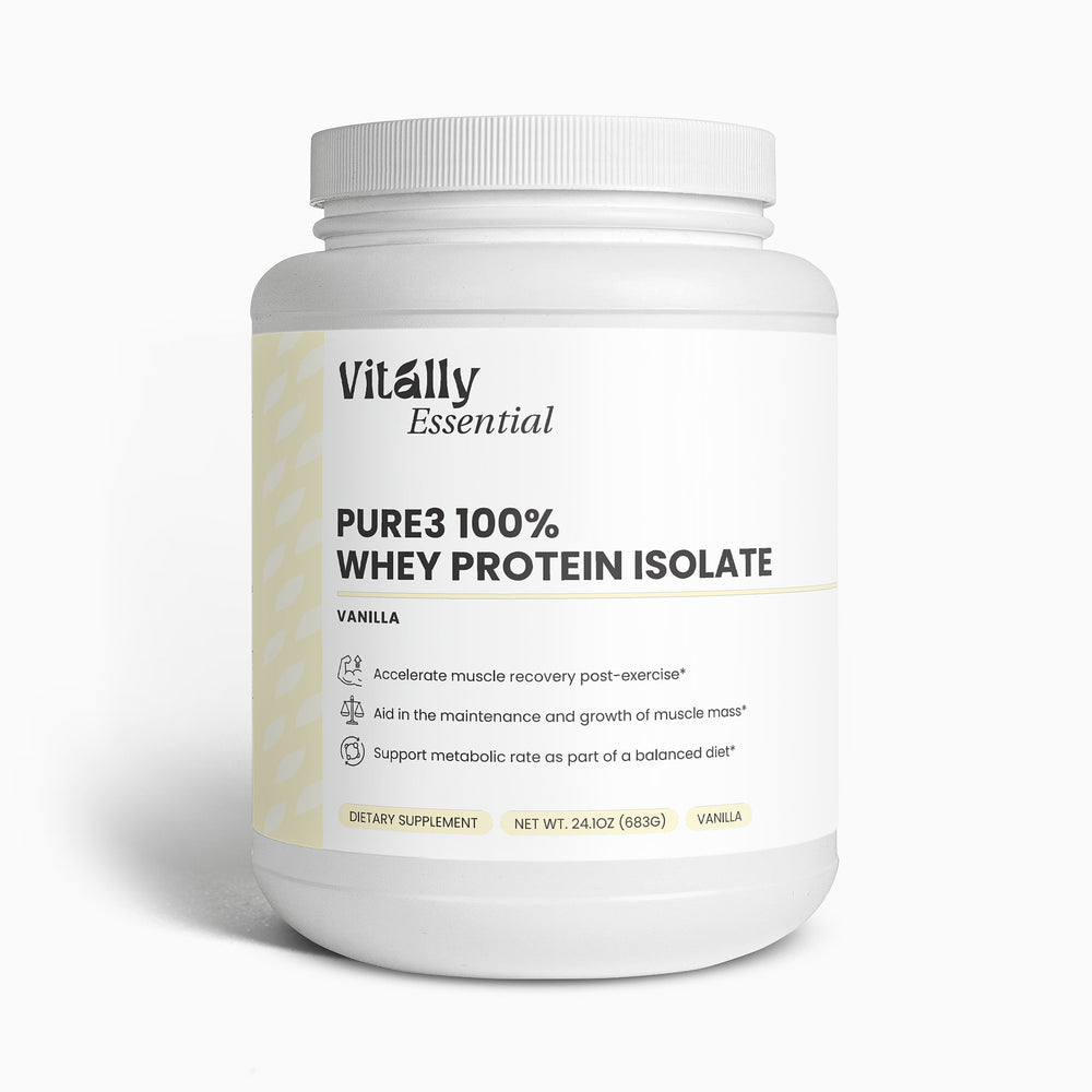 Pure3 100% Whey Protein Isolate (Vanilla)